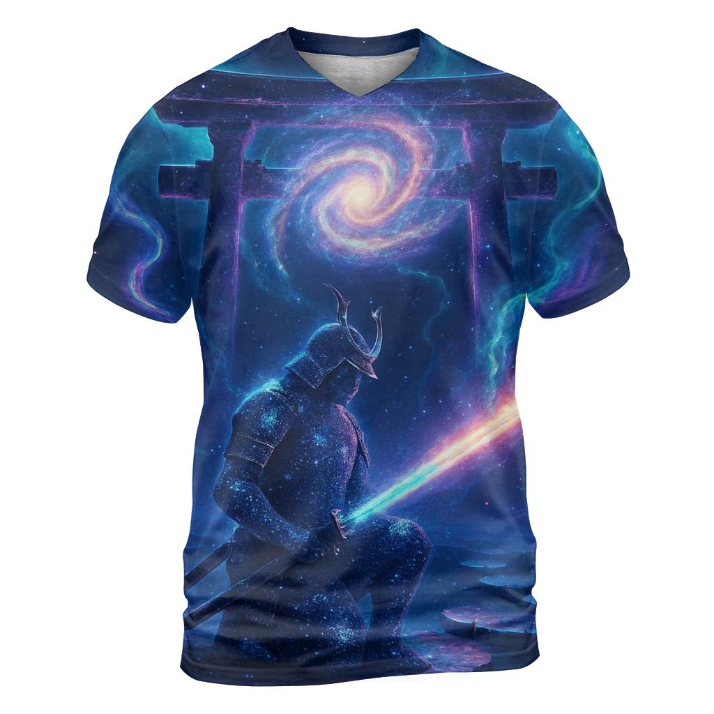 Astral Samurai Gate statement graphic shirts