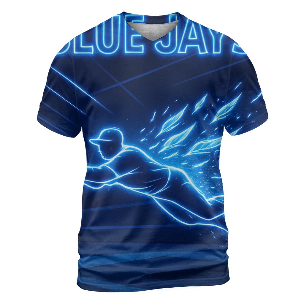 Featherstorm Arc With Blue Jays Velocity trendy printed shirt styles