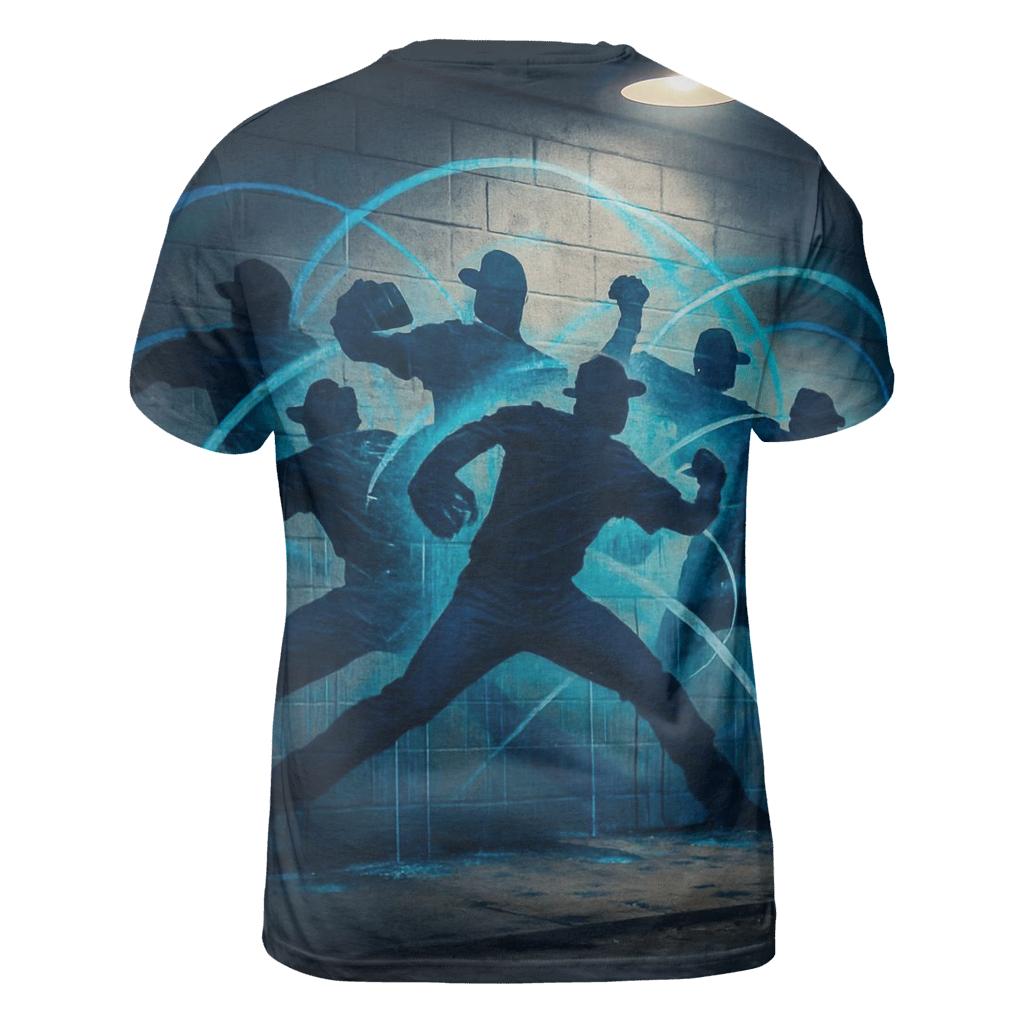 Midnight Graffiti Bullpen Energy creative print fashion shirts