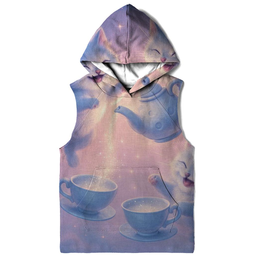 Celestial Tea Party Cats hoodie trends