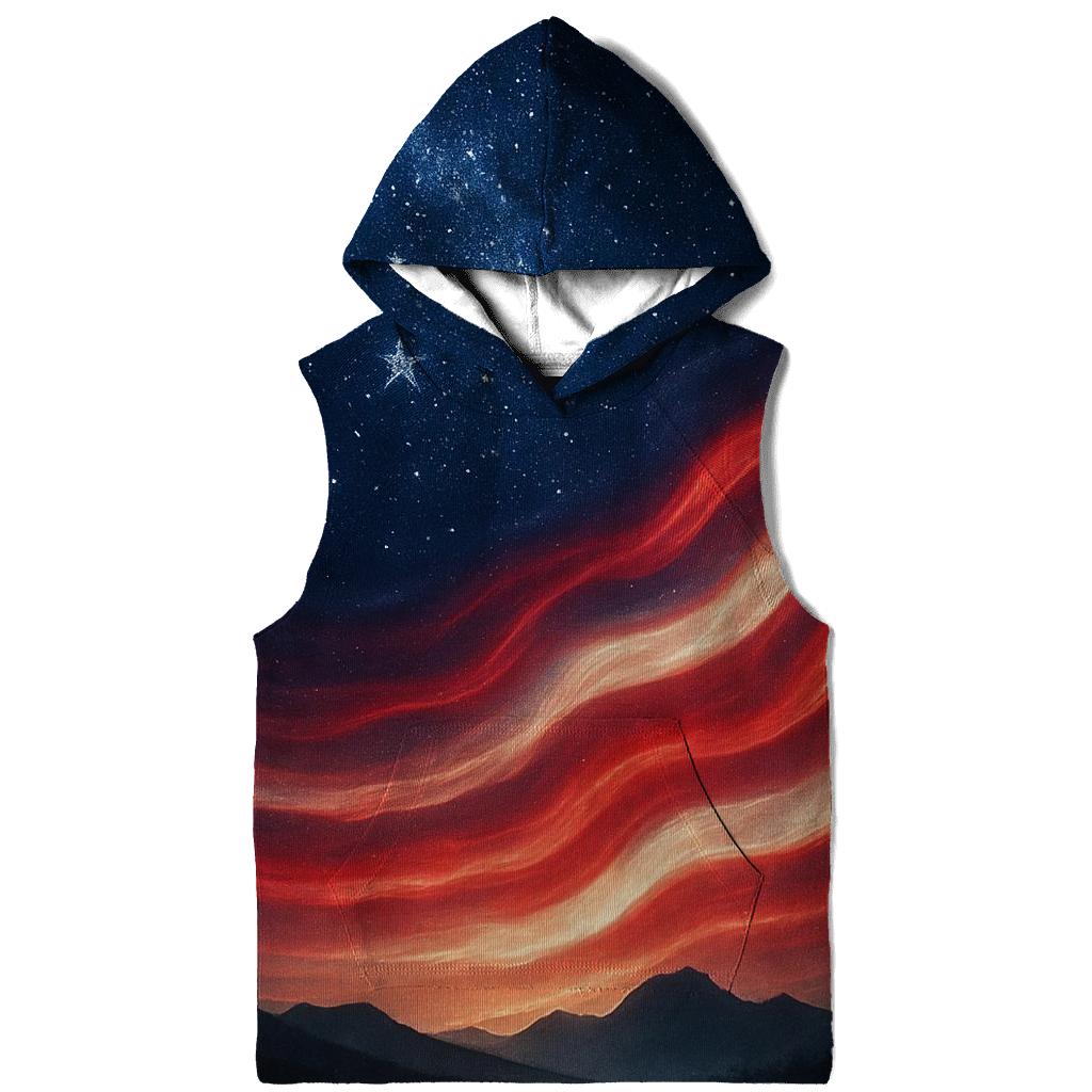 Celestial Stripes Horizon premium hoodies