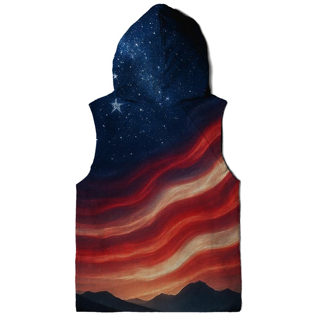 Celestial Stripes Horizon premium hoodies