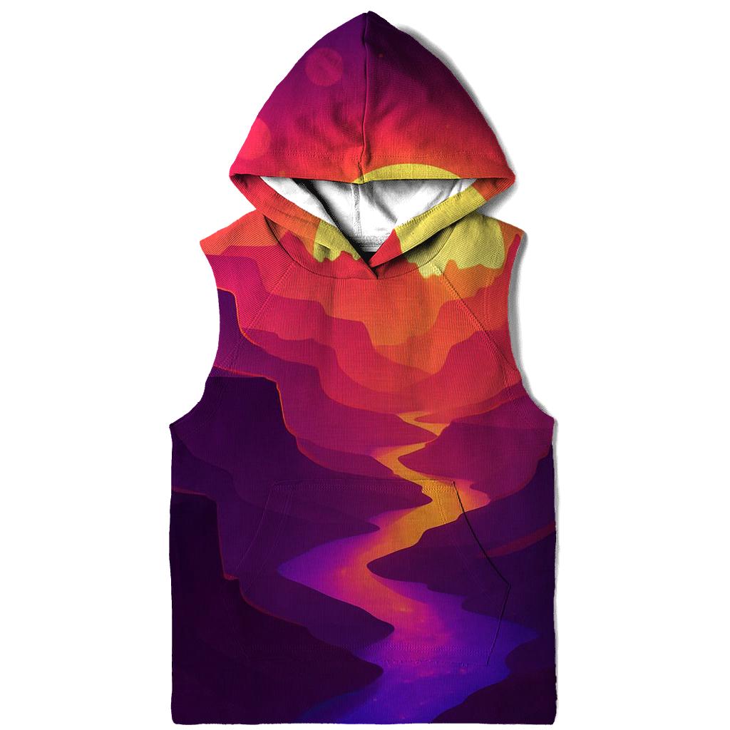 Sunset Over Neon Canyon custom hoodies