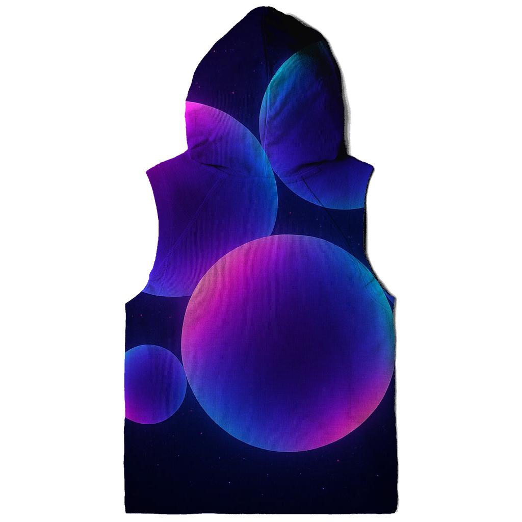 Orbital Neon Drift printed hoodies
