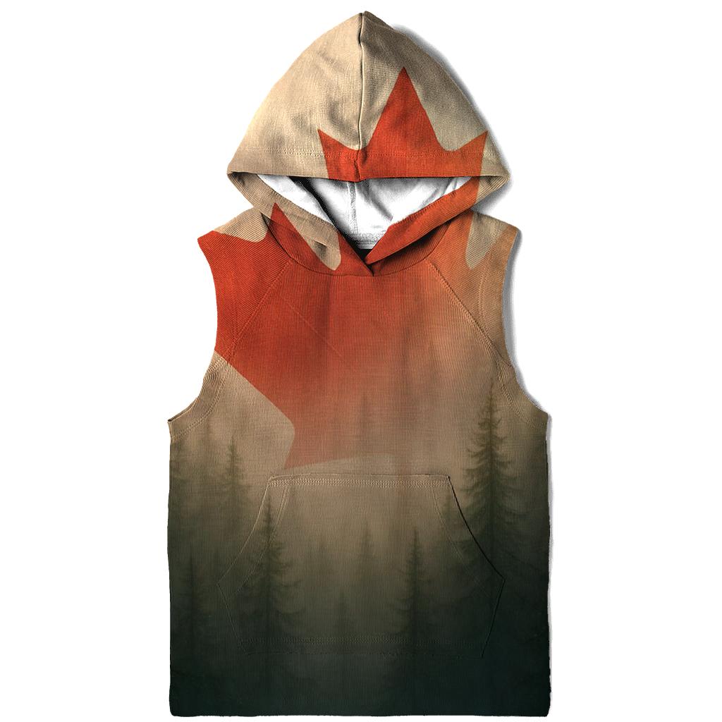 Canadian Forest Flag Mist hoodies fashion