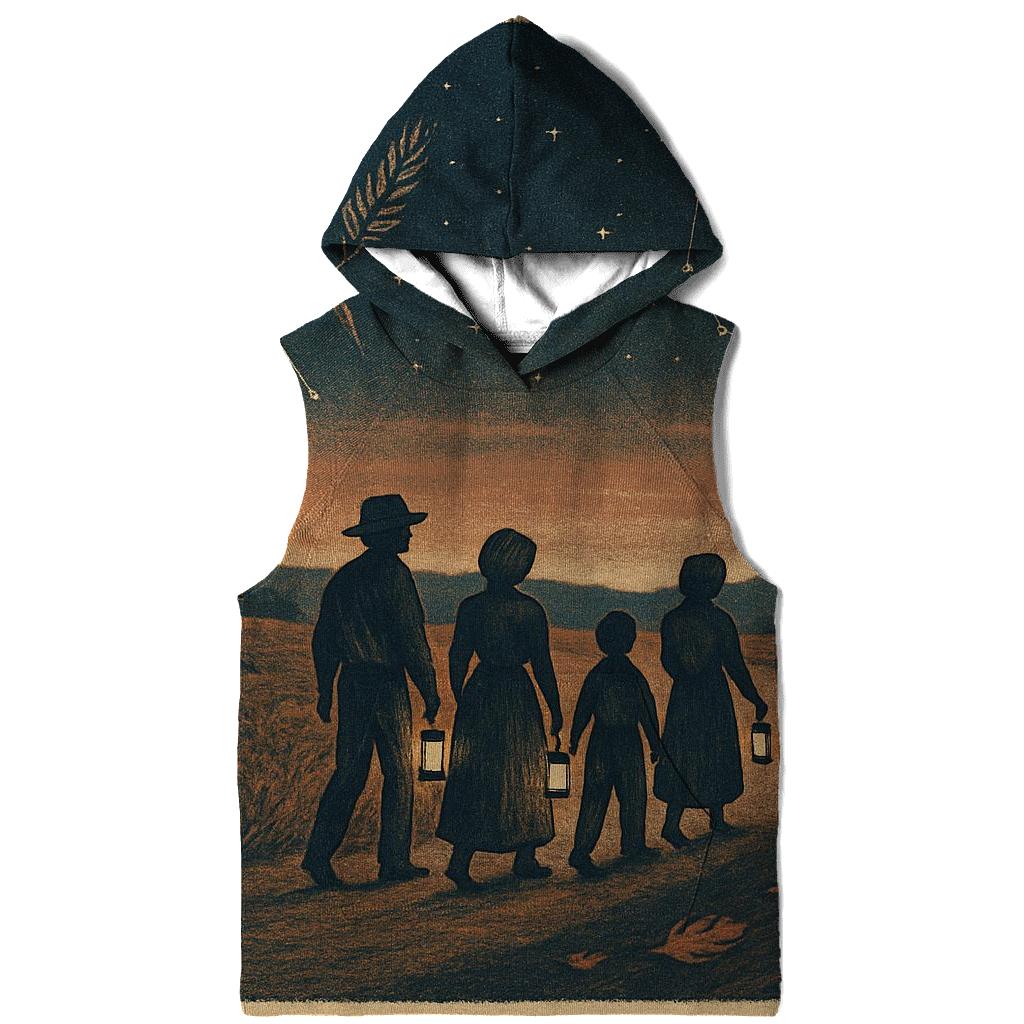 Pilgrims Path Under Autumn Constellations heavyweight hoodies