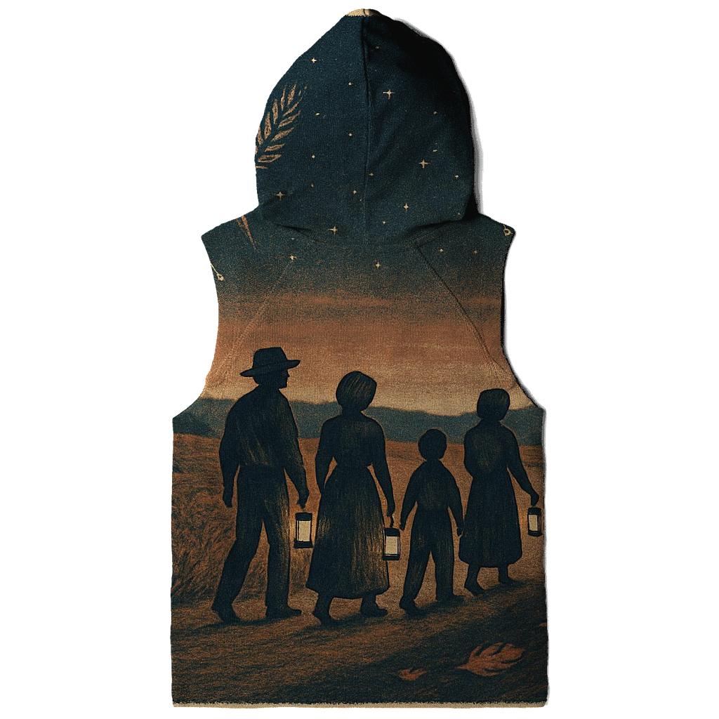 Pilgrims Path Under Autumn Constellations heavyweight hoodies