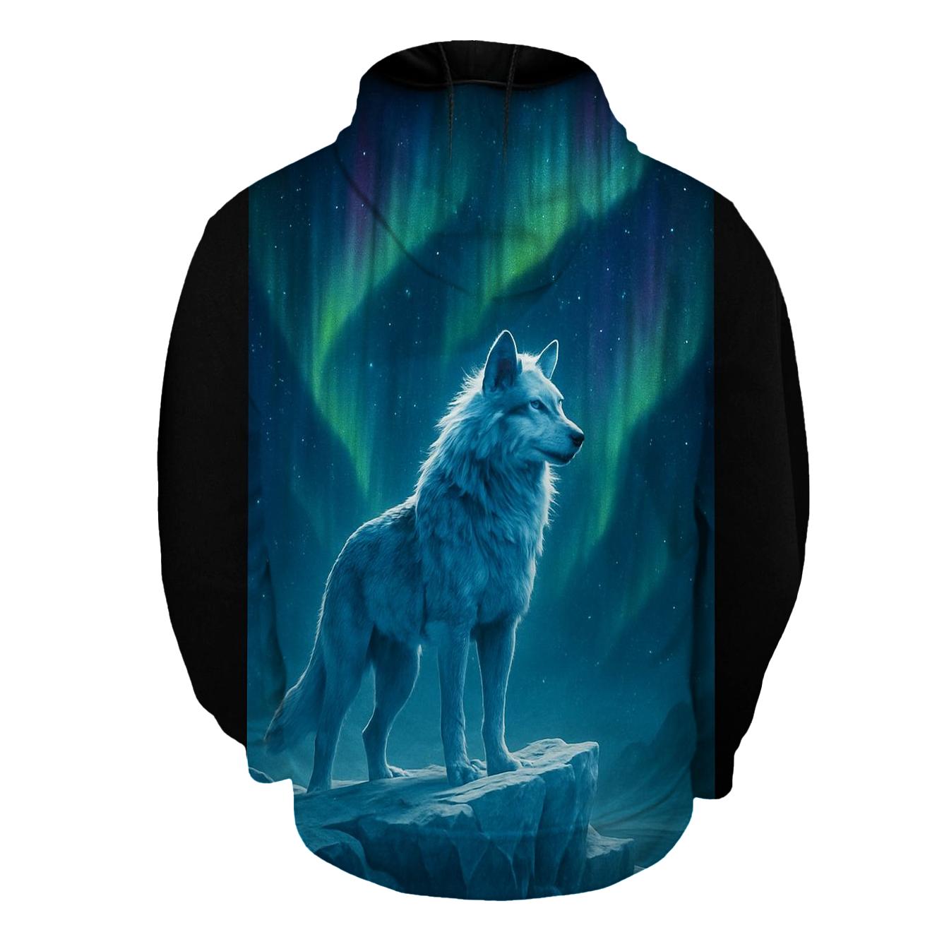 Aurora Glacier Sentinel embroidered hoodies