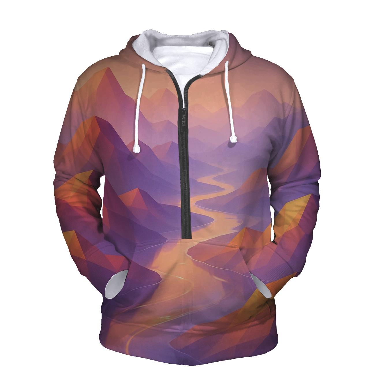 Prismatic Mirage Valley pullover hoodies