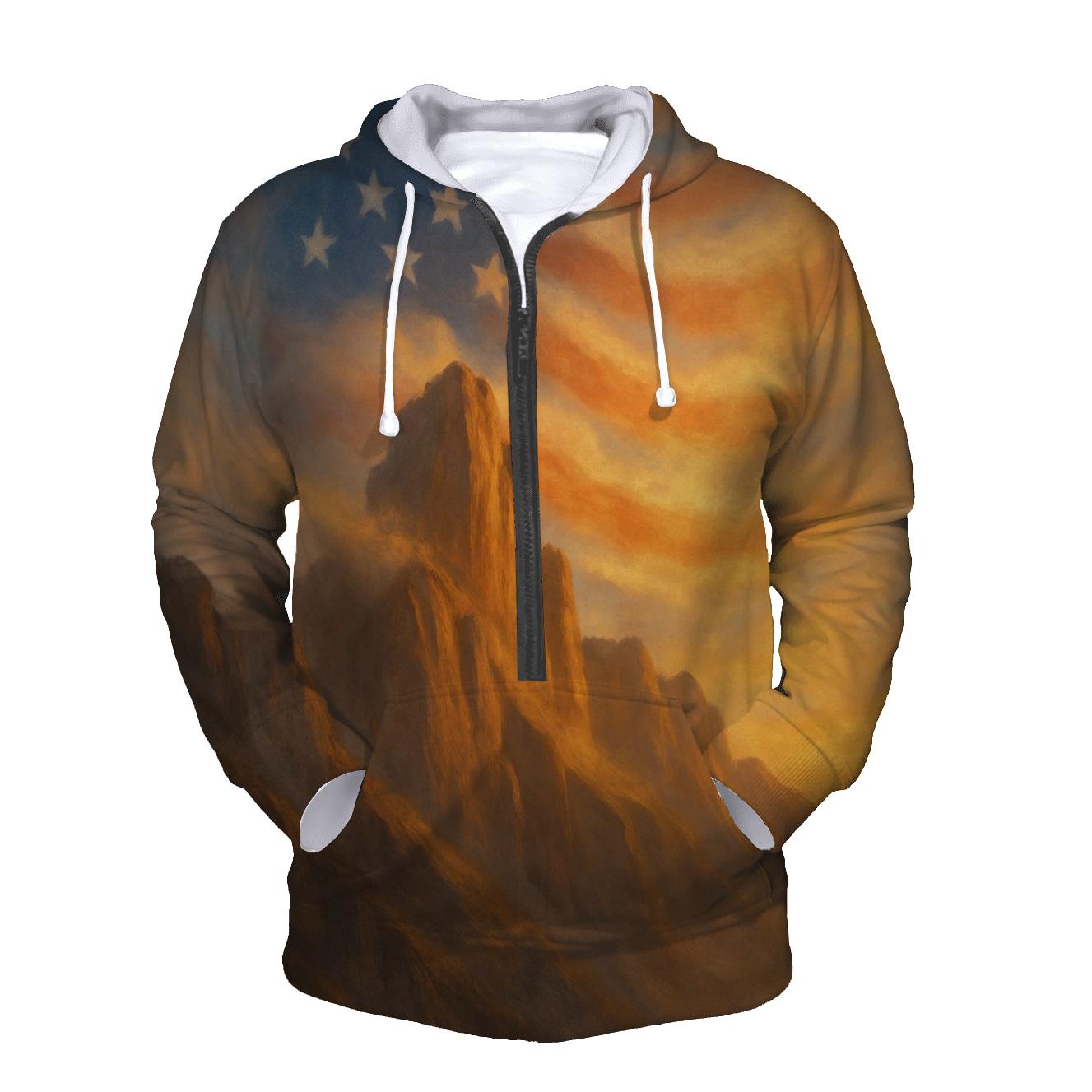 Mountain Ridge Banner Wind custom hoodies