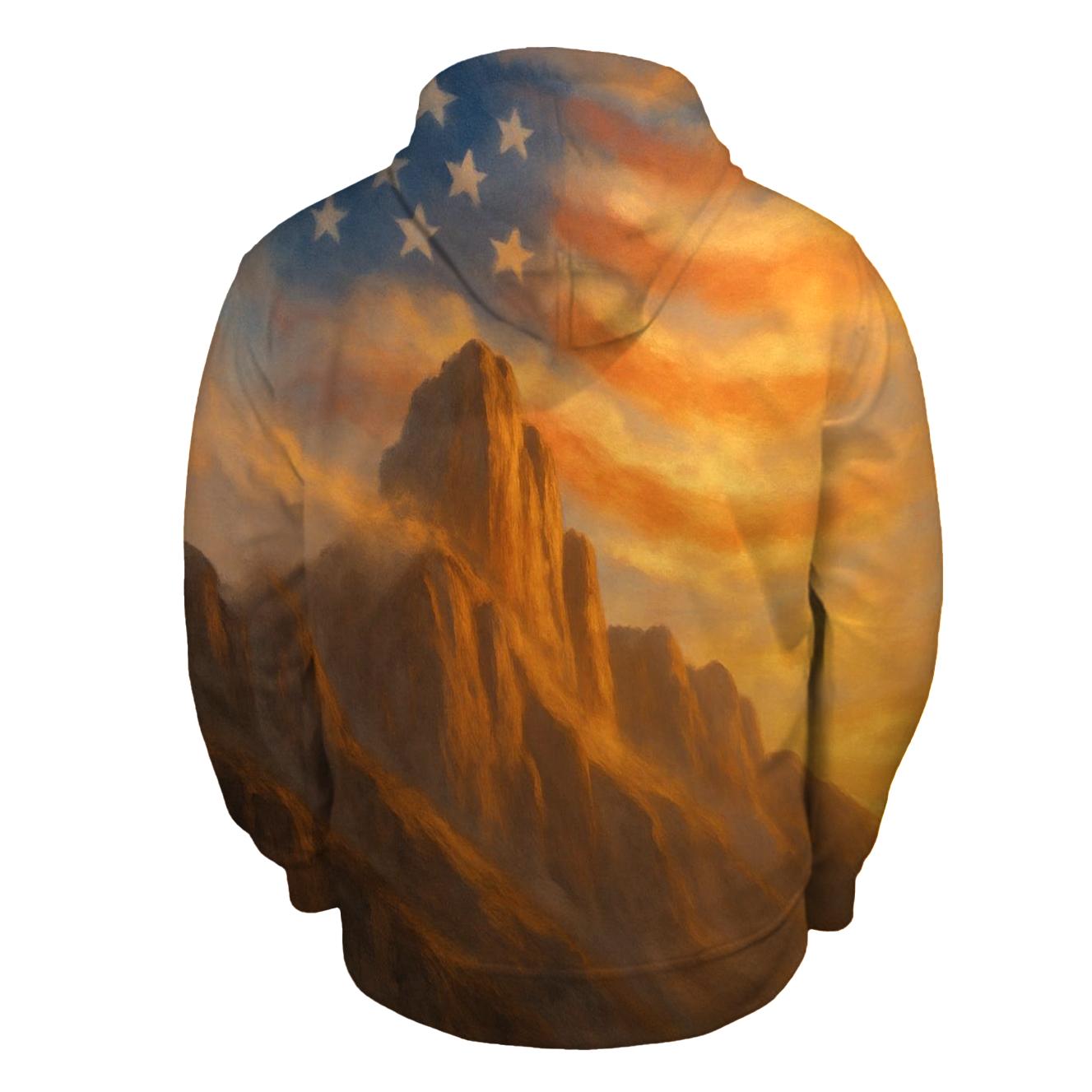 Mountain Ridge Banner Wind custom hoodies