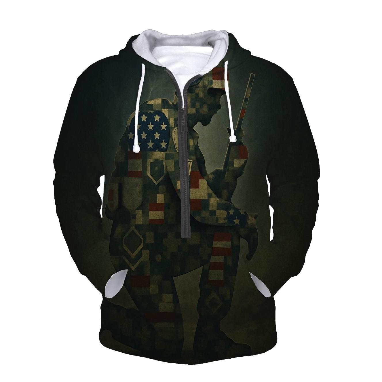 Camouflage Of The Republic custom hoodies