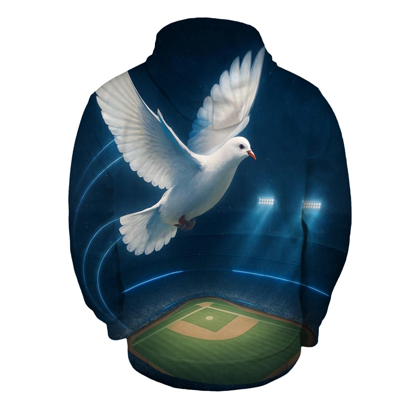 Rising Dove Over Night Game hoodie trends