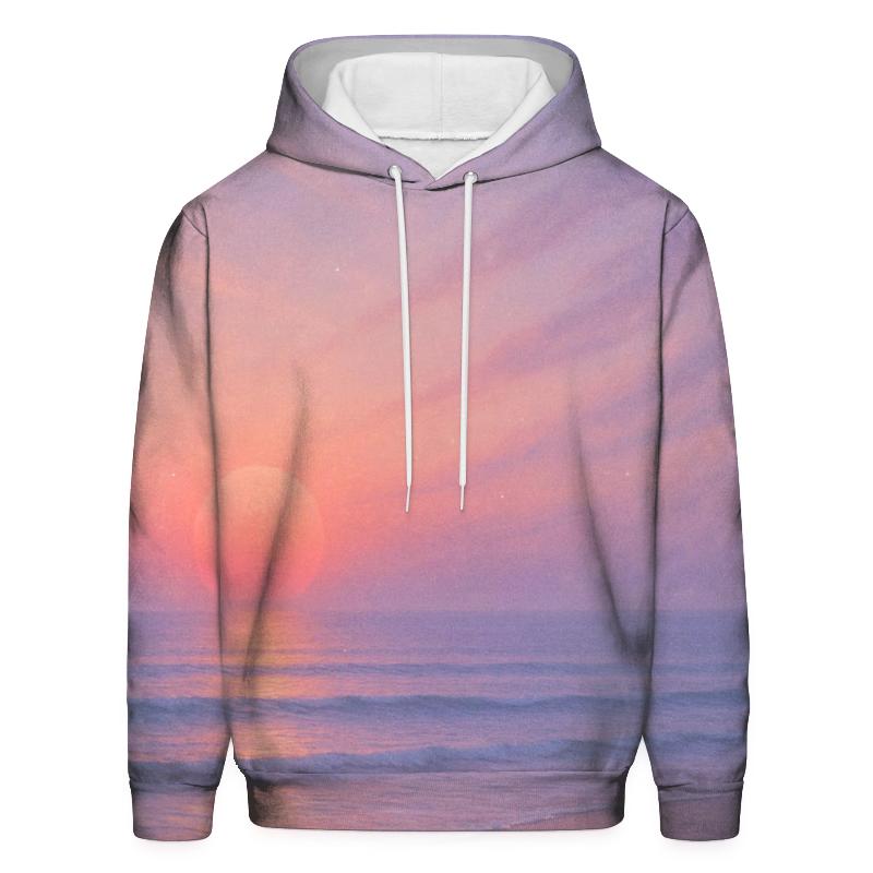 Celestial Tides At Dusk graphic hoodies