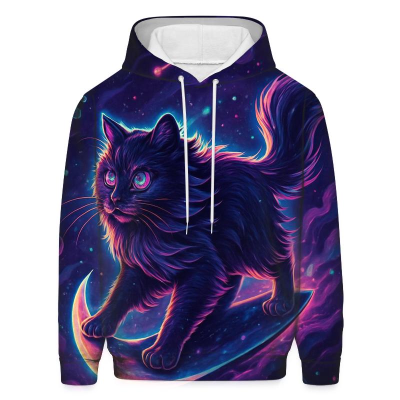 Nebula Sailor Cat pullover hoodies