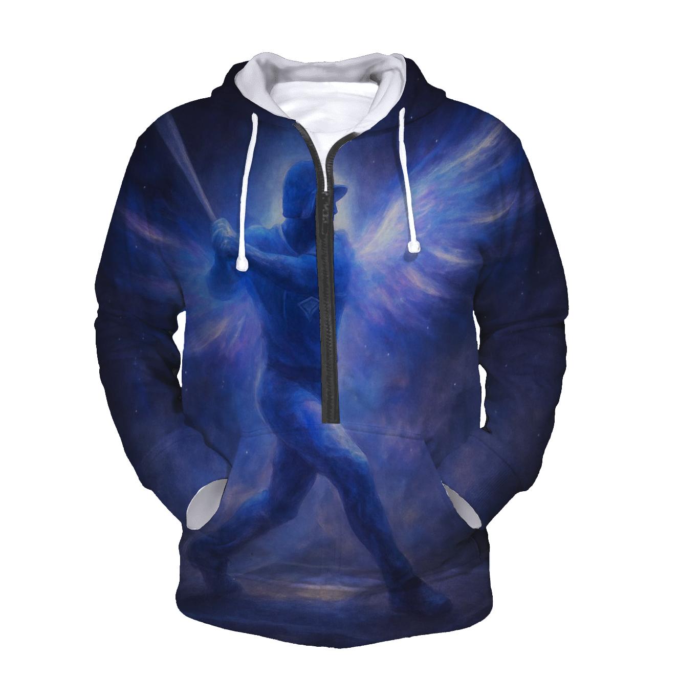 Nebula Winged Blue Jays Power Swing hoodie designs