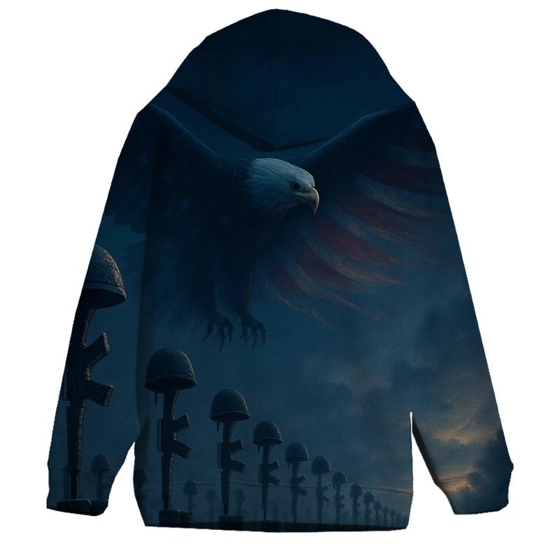 Eagle Watch Over Fallen Fields hoodie designs