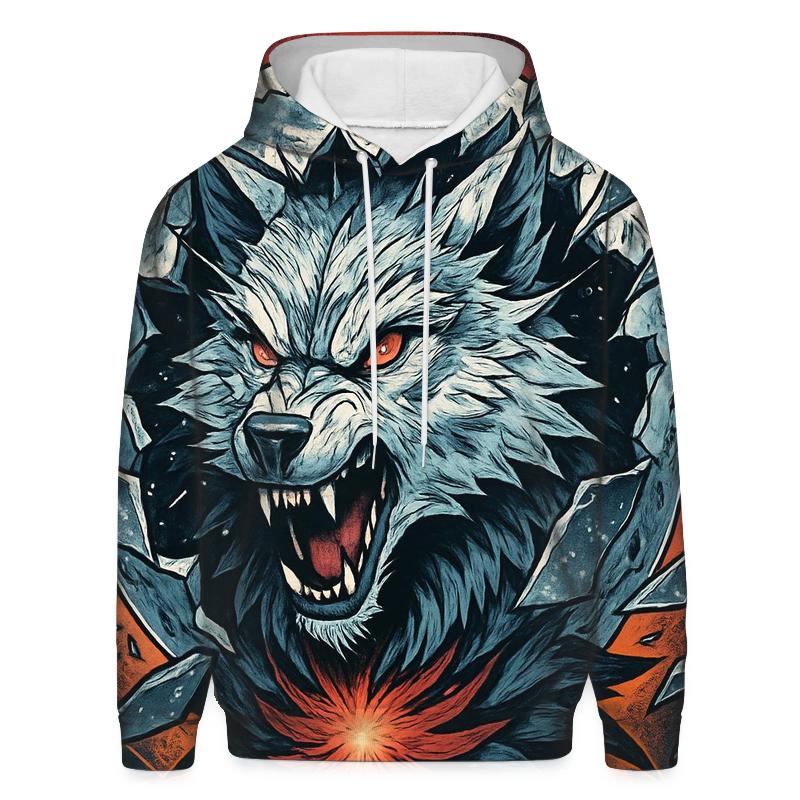 Shattered Moon Alpha graphic hoodies