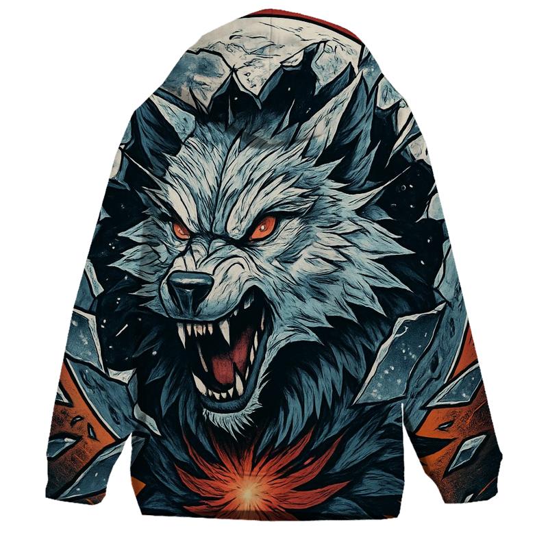 Shattered Moon Alpha graphic hoodies