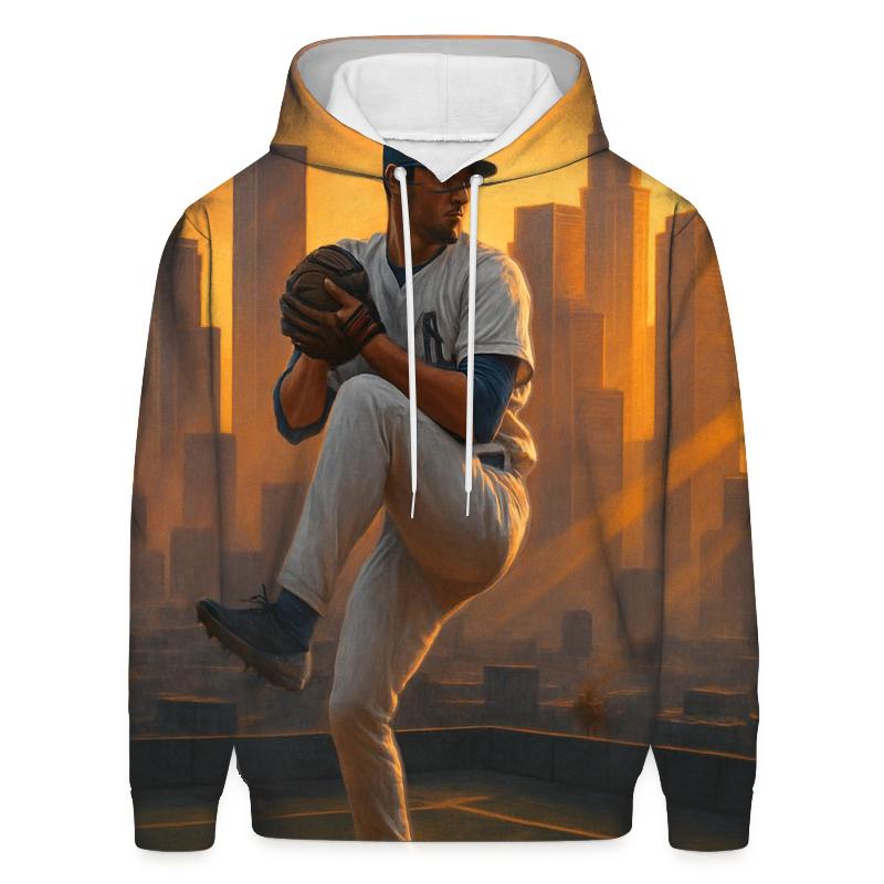 Sunset Windup Over Los Angeles premium hoodies
