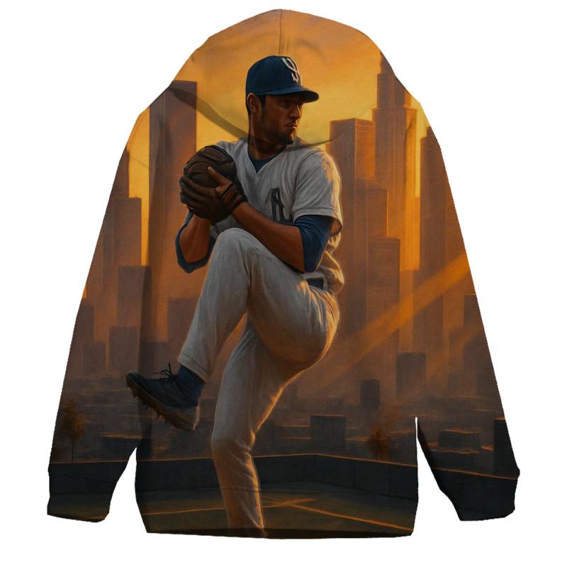 Sunset Windup Over Los Angeles premium hoodies
