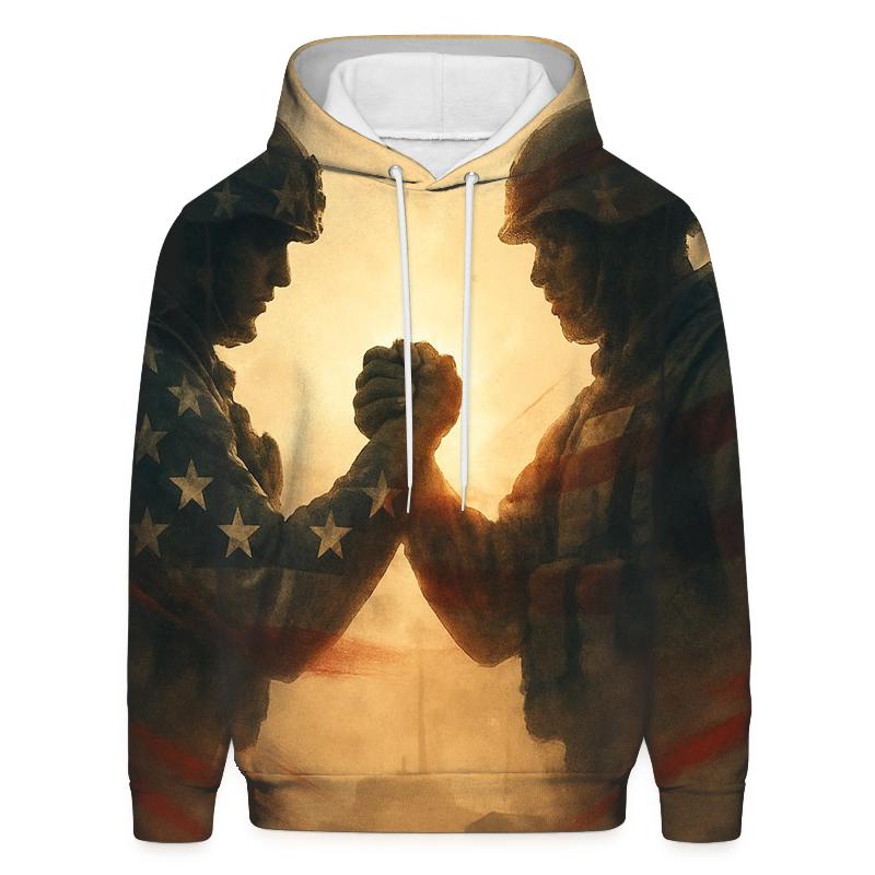 Brothers In The Red White And Dust premium hoodies