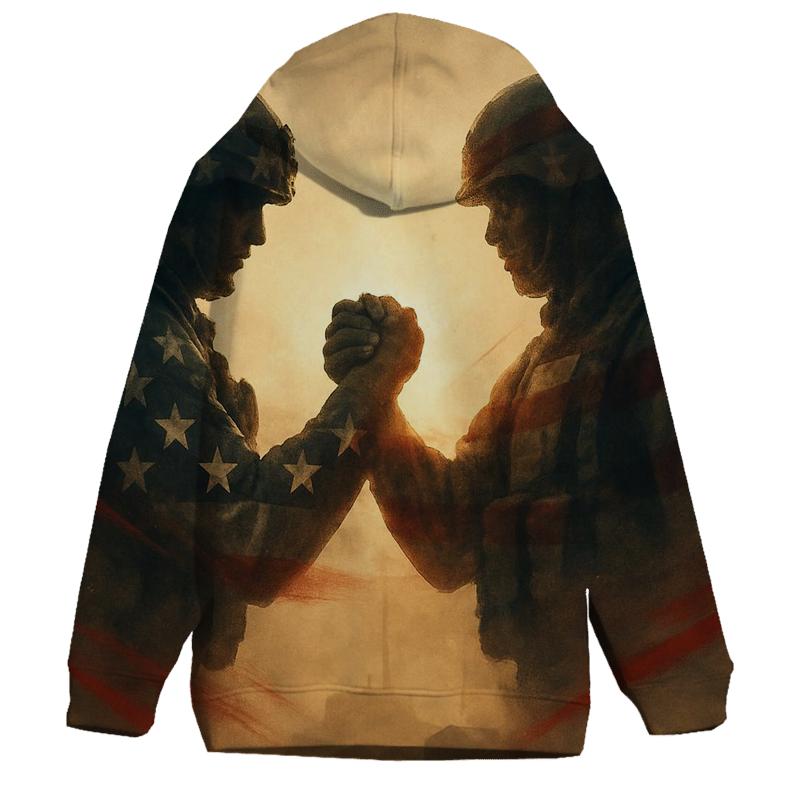 Brothers In The Red White And Dust premium hoodies