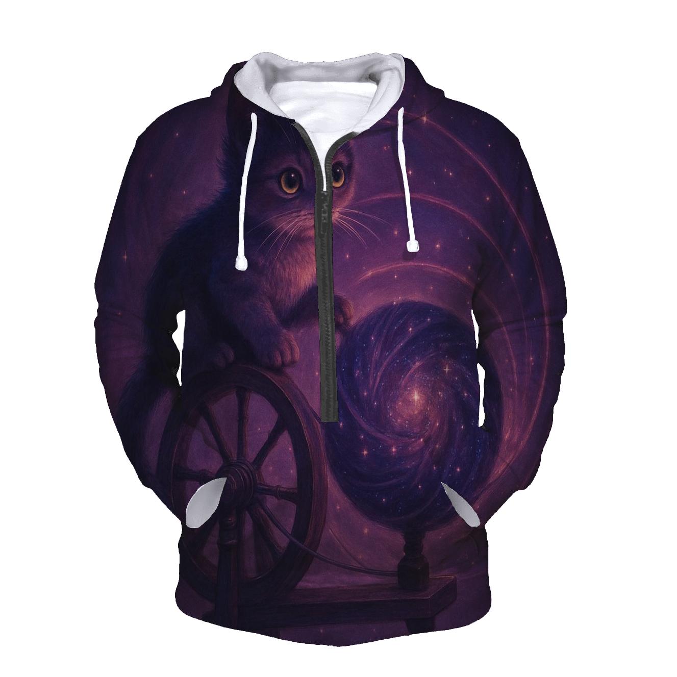 Galaxy Yarn Weaver Kitten designer hoodies