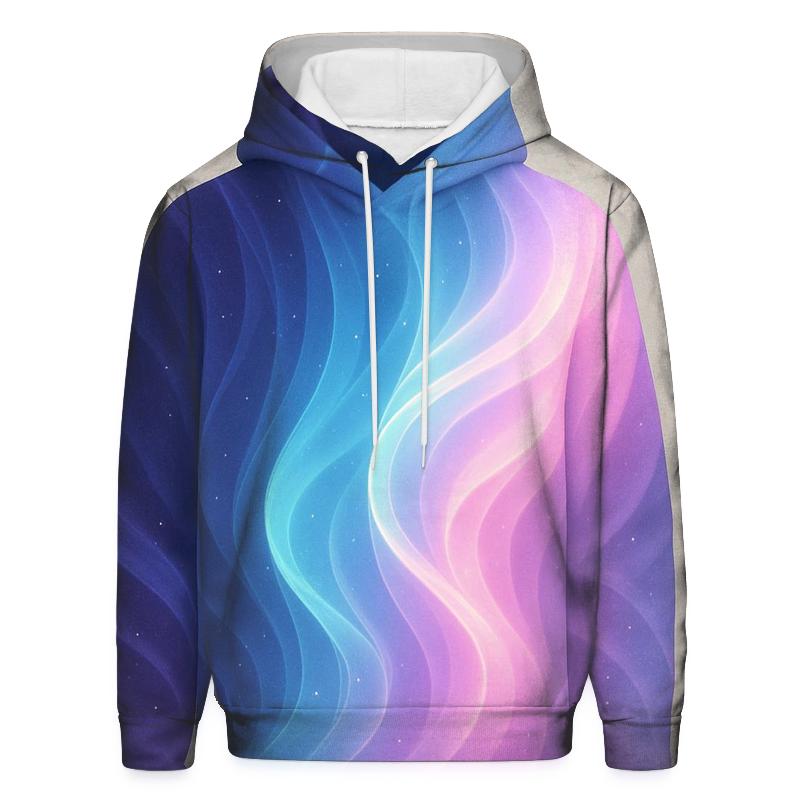 Celestial Tidal Gradient zip-up hoodies