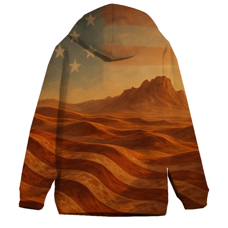 Desert Camo Stars And Stripes Mirage designer hoodies
