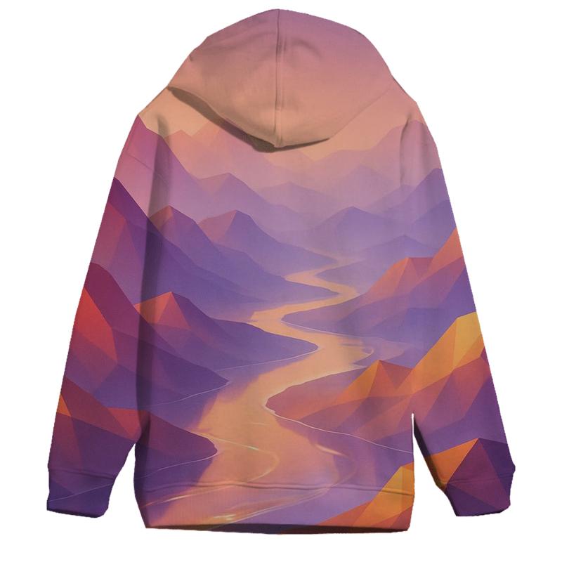 Prismatic Mirage Valley printed hoodies