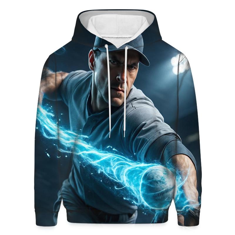 Icy Blue Strikeout Storm lightweight hoodies