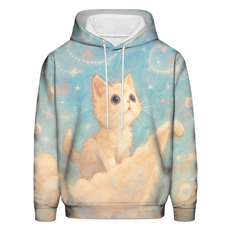 Stargazer Cloud Sailor Kitten heavyweight hoodies