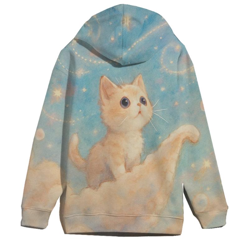 Stargazer Cloud Sailor Kitten heavyweight hoodies