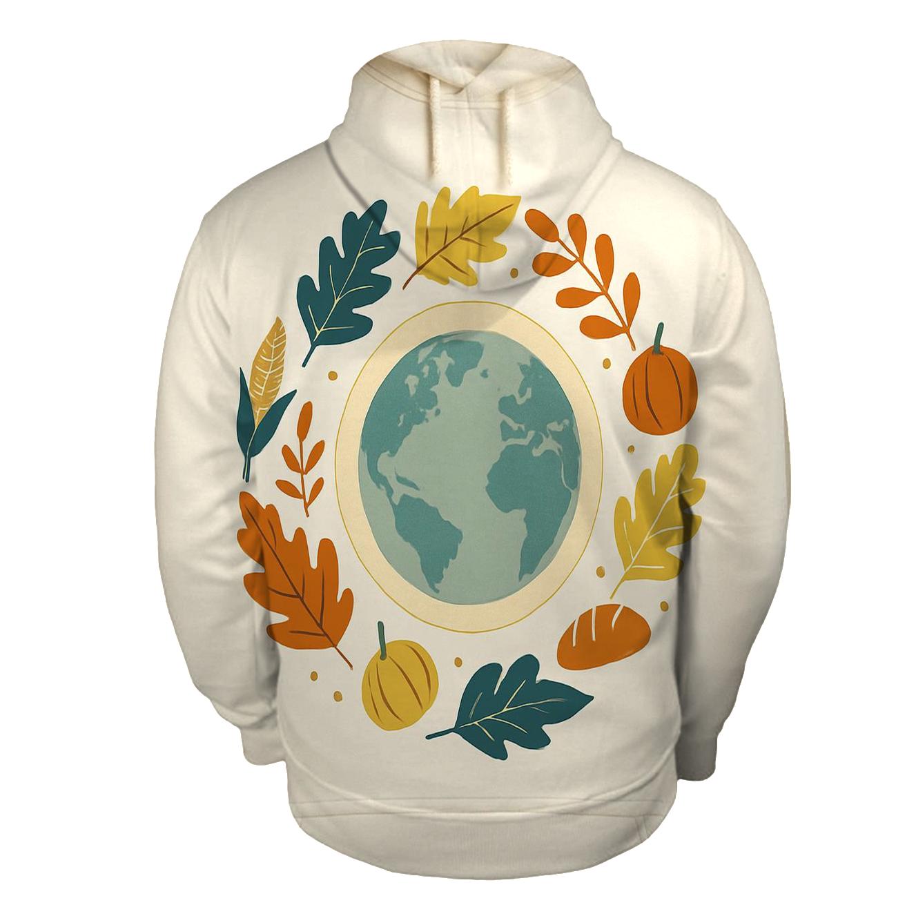 Thankful Leaves Around The World hoodies fashion