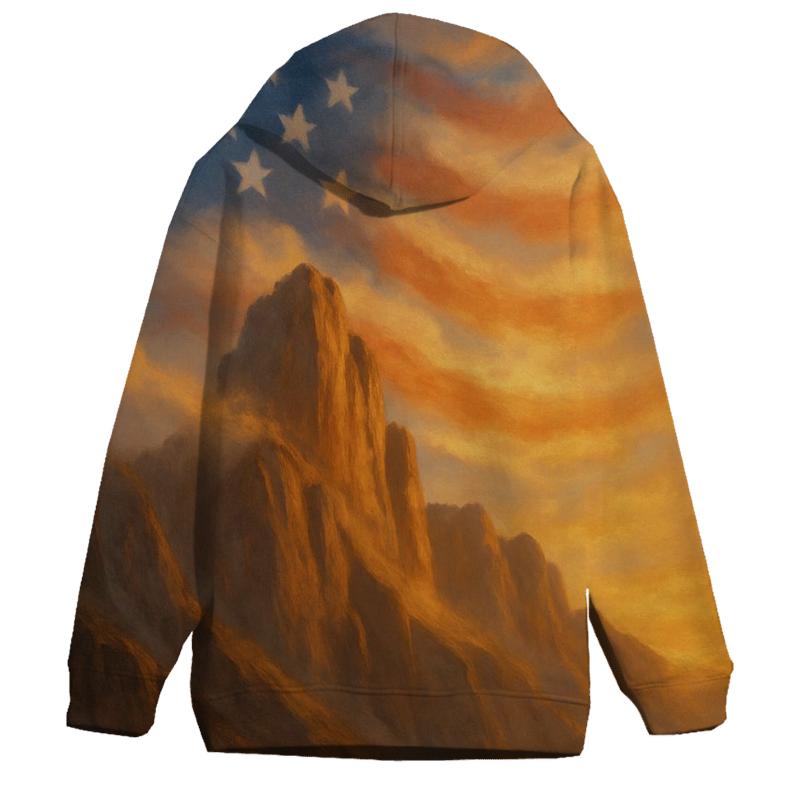 Mountain Ridge Banner Wind hoodie designs