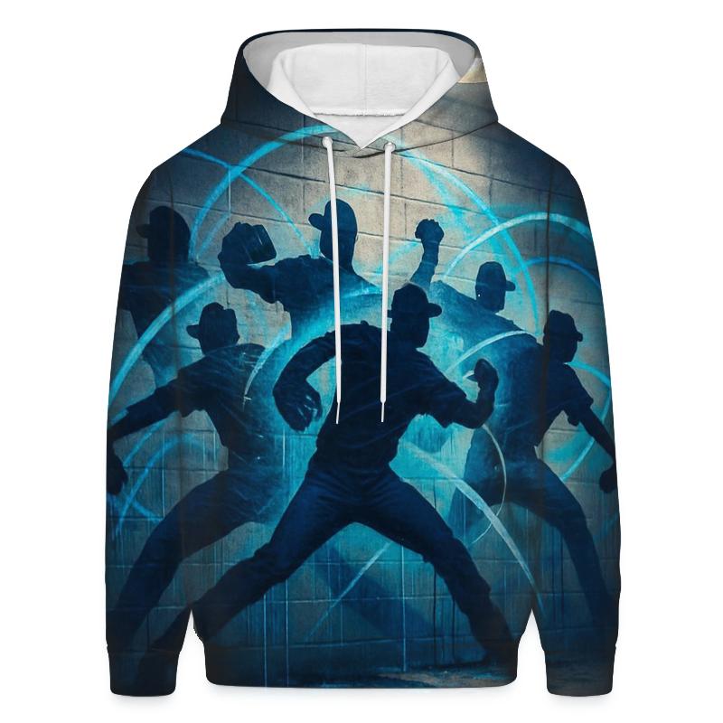 Midnight Graffiti Bullpen Energy hoodie designs