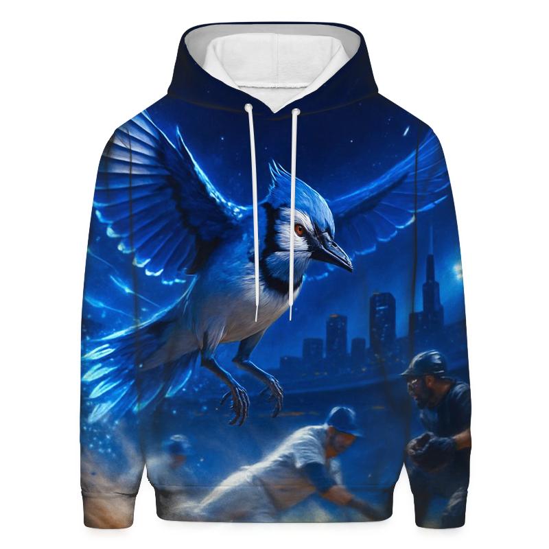 Blue Jays Skyline Flight Over Home Plate premium hoodies