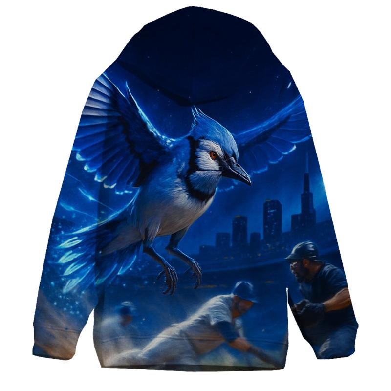 Blue Jays Skyline Flight Over Home Plate premium hoodies