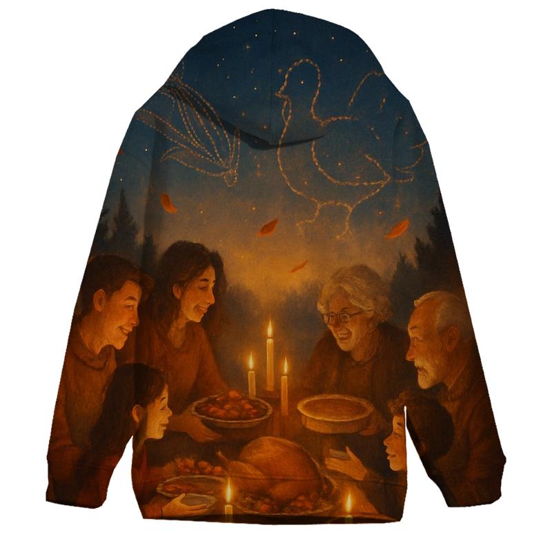 Starlit Harvest Gathering graphic hoodies