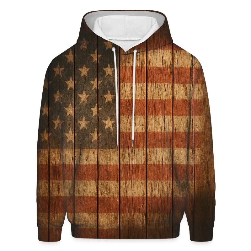 Rustic Barnwood Banner Spirit graphic hoodies