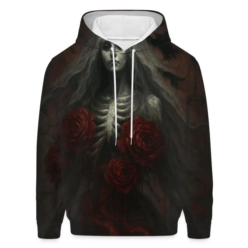 Roses Of The Abyssal Bride zip-up hoodies