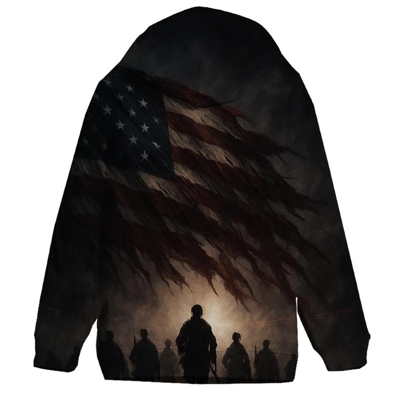 Rising From The Battlefield Smoke premium hoodies