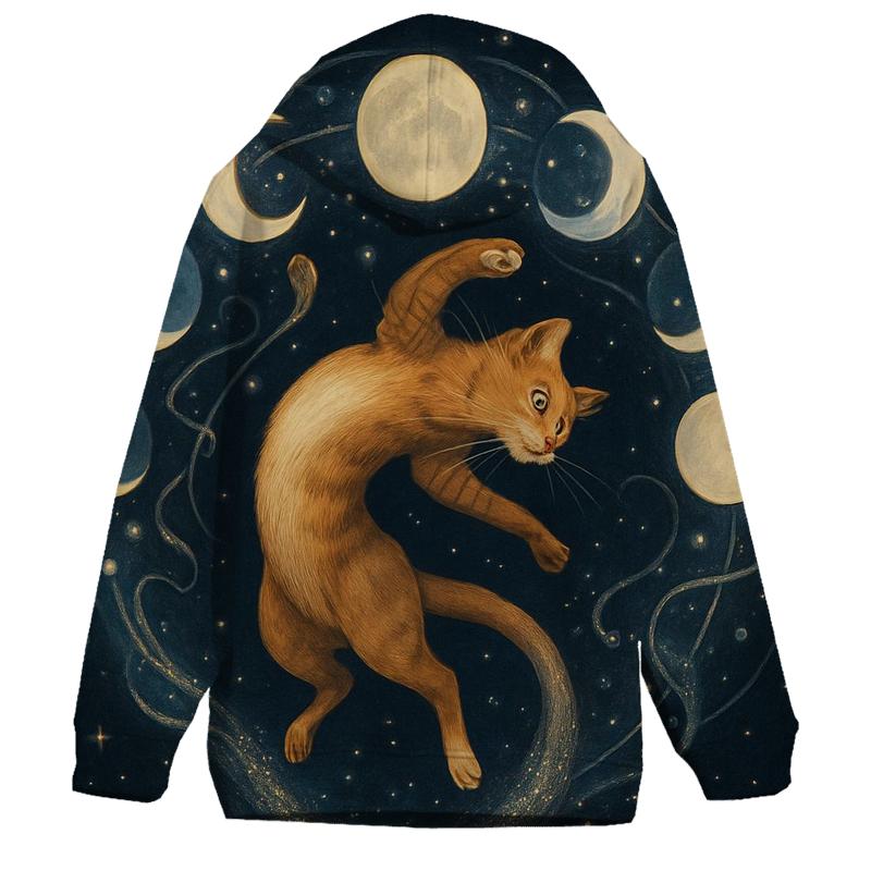 Lunar Circus Acrobat Cat premium hoodies