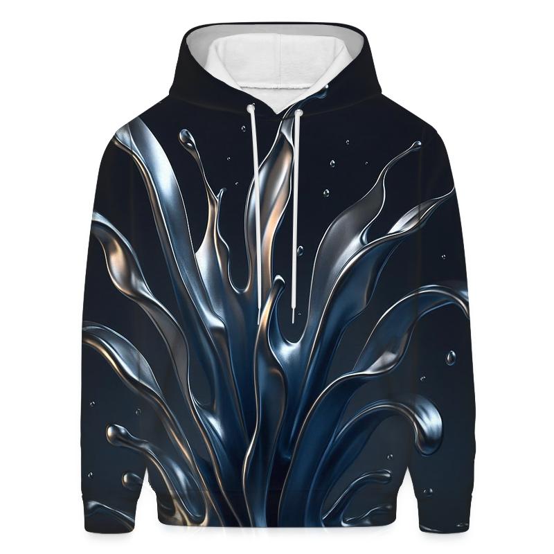 Liquid Chrome Bloom hoodies fashion