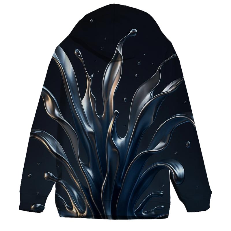 Liquid Chrome Bloom hoodies fashion