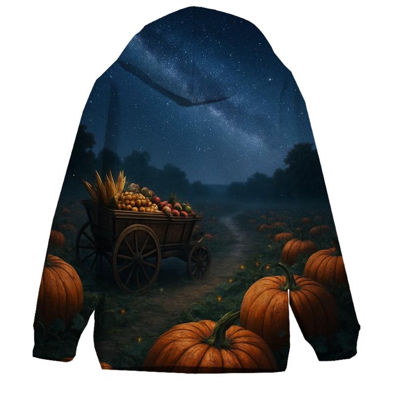 Pumpkin Patch Milky Way pullover hoodies