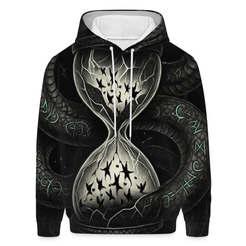 Serpent Of The Shattered Hourglass designer hoodies