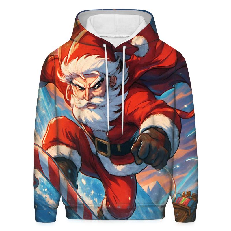 Snowboard Summit Santa Rush embroidered hoodies