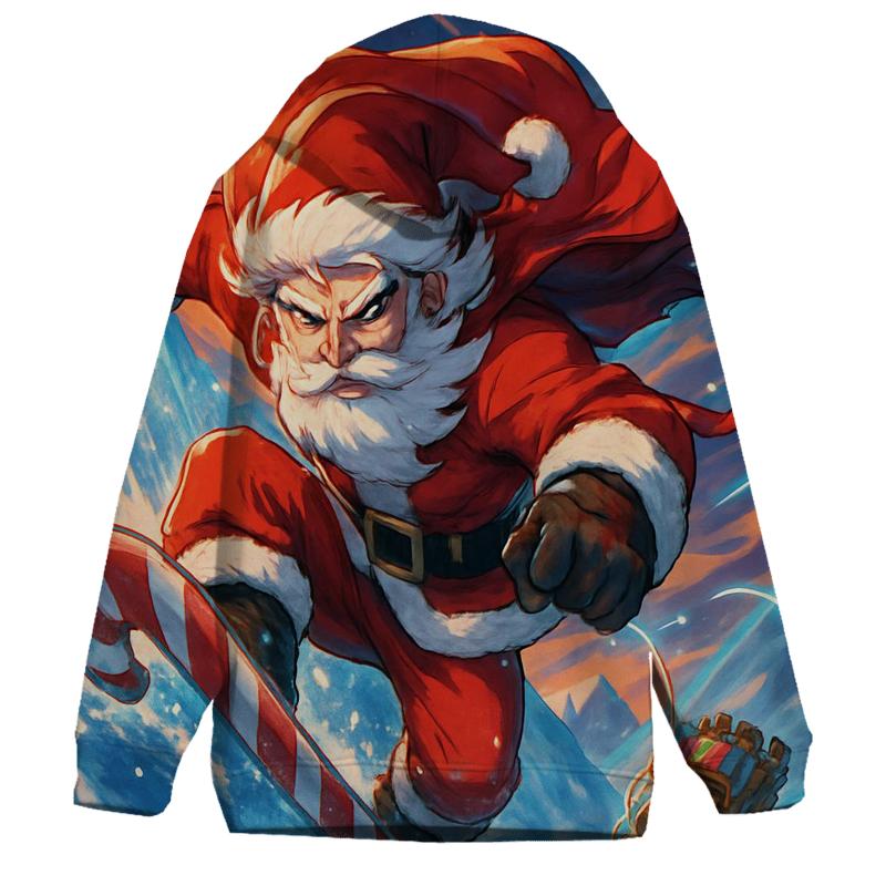 Snowboard Summit Santa Rush embroidered hoodies